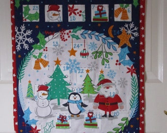 Fabric Quilted Advent Calendar