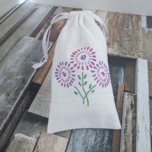 Linen/Cotton Embroidered Bags image 5