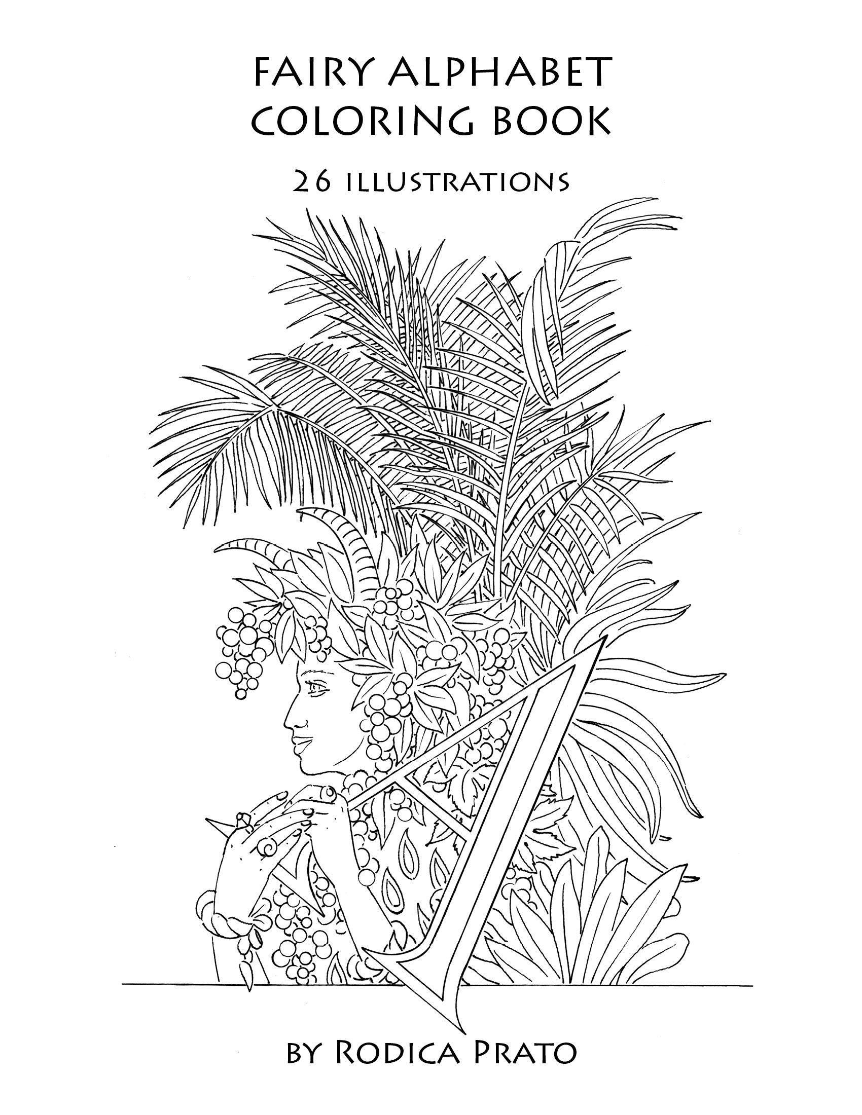 Fairy Alphabet Coloring Pages