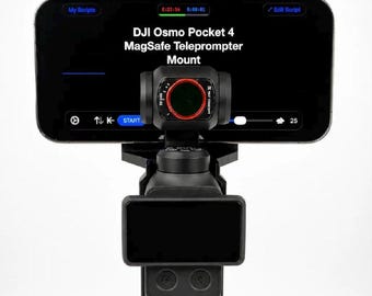 DJI Osmo Pocket 4 MagSafe Teleprompter Halterung