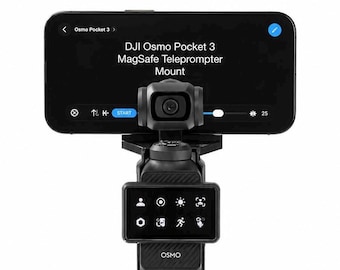 Support de téléprompteur MagSafe pour DJI Osmo Pocket 3