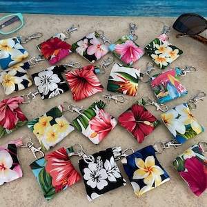 Hawaii Lens Case ~ Microfiber Cleaning Lens Cloth Case for Glasses, Sunglasses, Phones and more ~ Hawaiian Fabric Cleaning Cloth Case