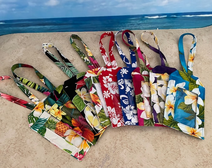 Hawaiian Luggage Set 1 Tag and 1 Luggage Spotter Set Hawaiian Suitcase