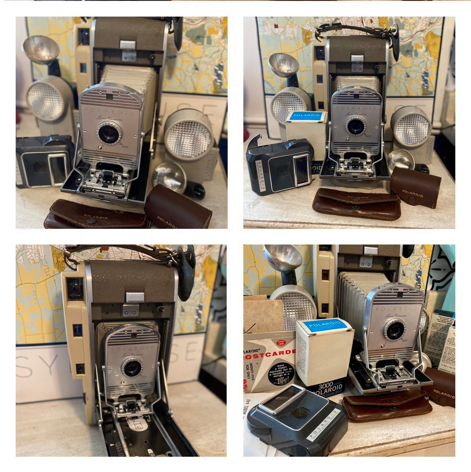 Vintage Polaroid Land Camera The 800 with Photoelectric Etsy