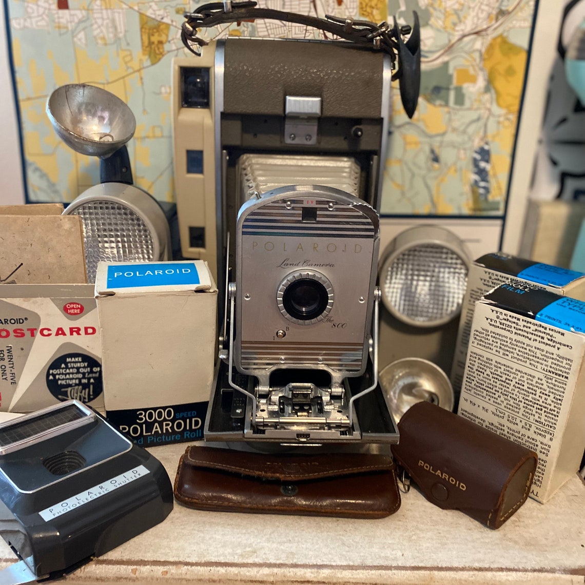 Vintage Polaroid Land Camera The 800 with Photoelectric Etsy