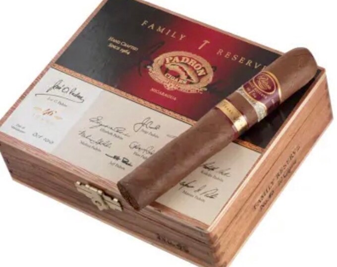 Padron Cigar Box Family Reserve, No. 46, the Little Hammer Empty Etsy