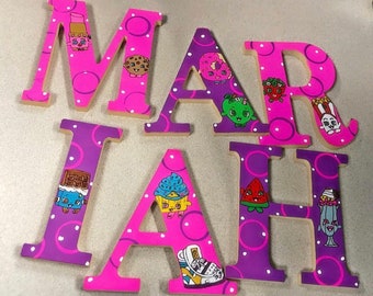 Painted Wooden Letters, PRICE PER LETTER, Super Hero Letters, Nursery letters, Character letters, custom letters, Large Wooden letters