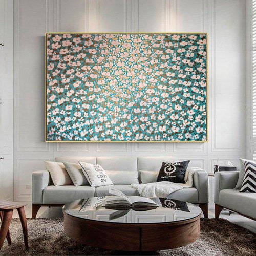 Large Painting Abstract Living Room Wall Art Extra Large - Etsy