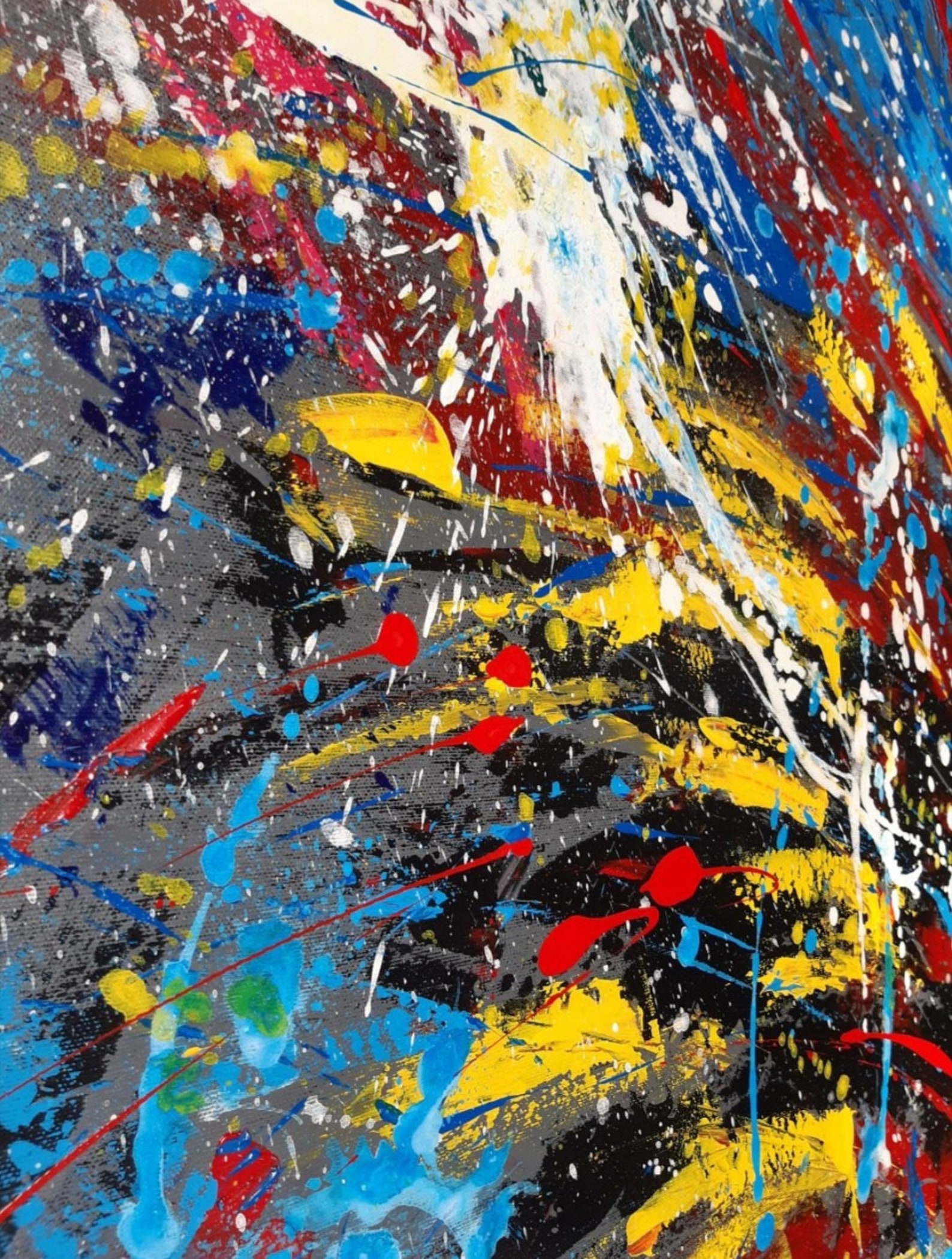 Large Painting Oversize Abstract Wall Art Extra Large Modern Etsy