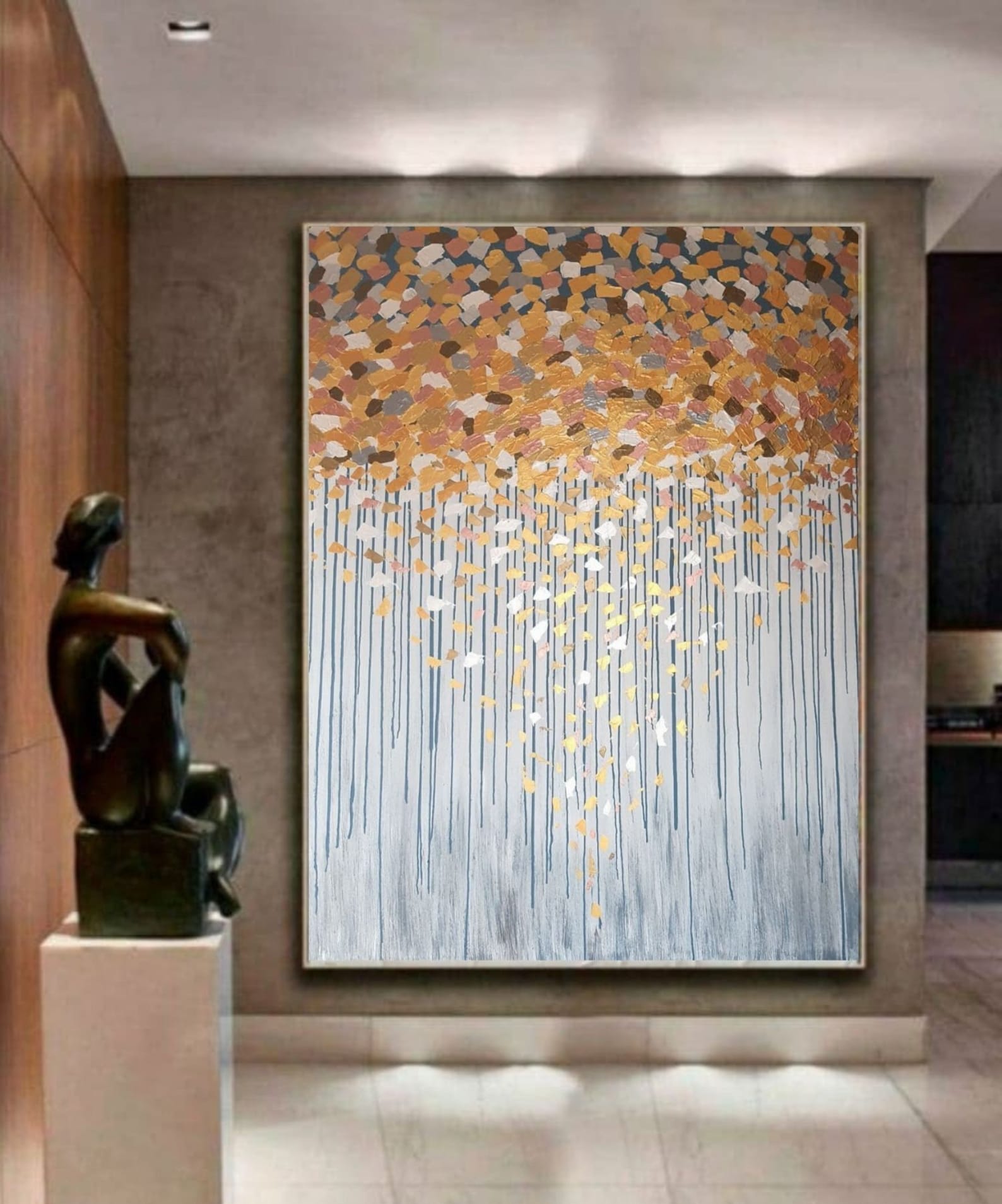 Large Painting Abstract Living Room Wall Art Extra Large - Etsy