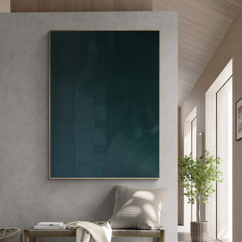 Dark Green Wall Art - Etsy