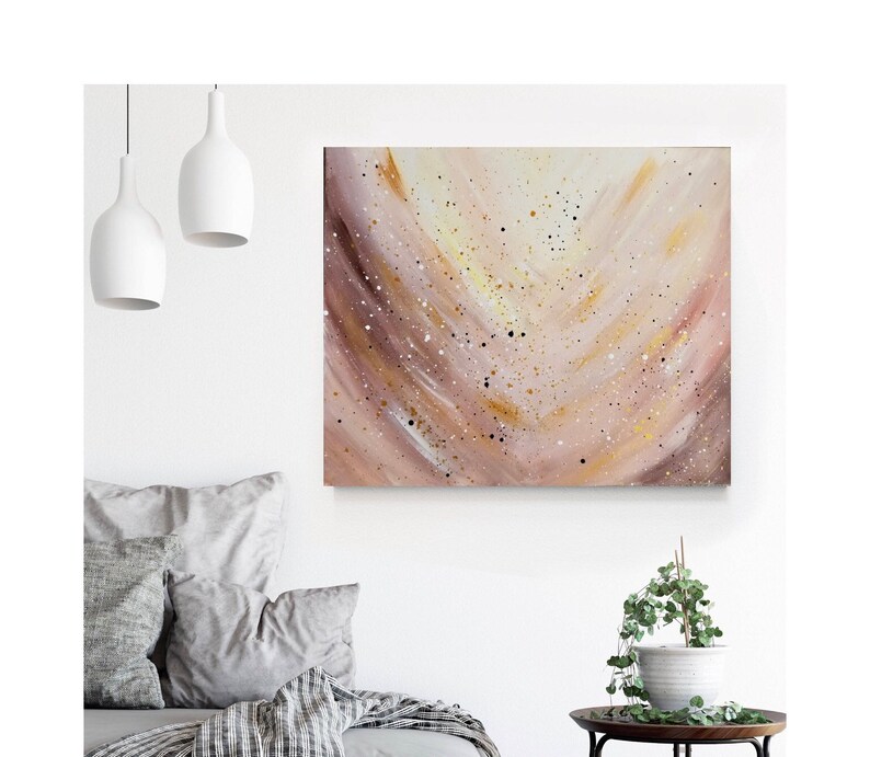 Neutral Art Neutral Painting Earth Tones Brown And Beige Livingroom Decor Dining Room Decor Wall Decor Abstract Art Original Art