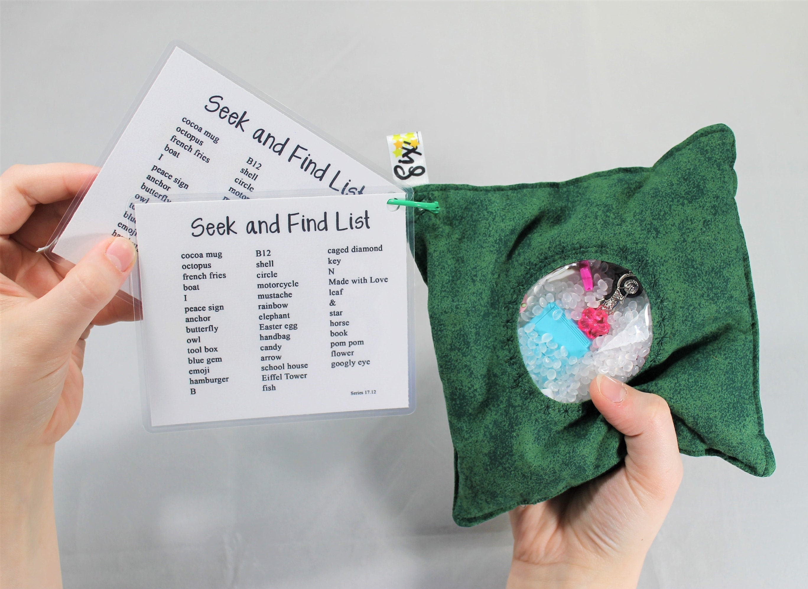 40 Trinkets Seek & Find Sensory Bag I Spy Bag Etsy