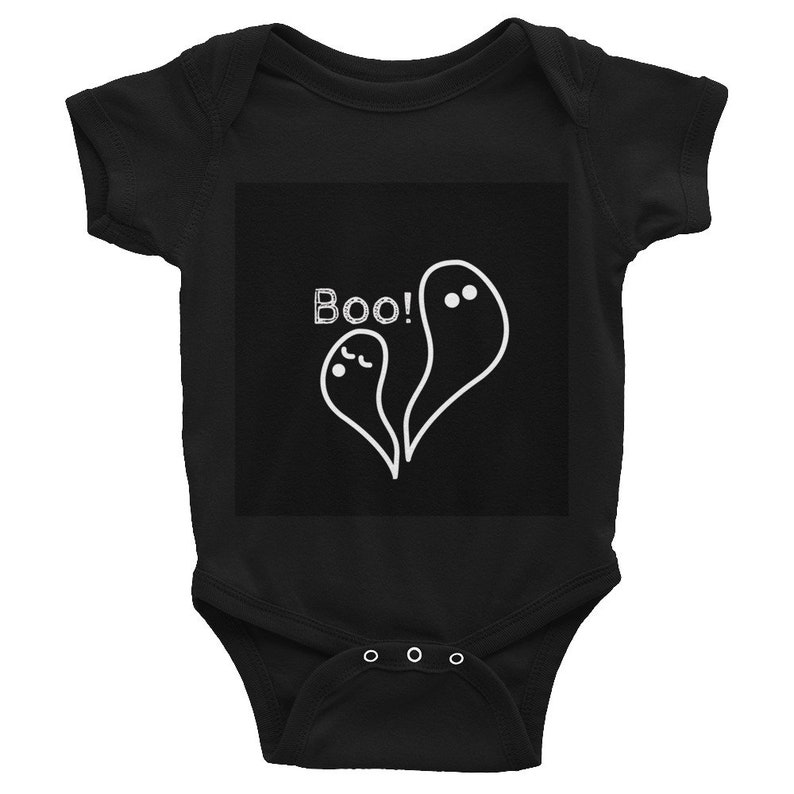 Infant Bodysuit Halloween Ghosts