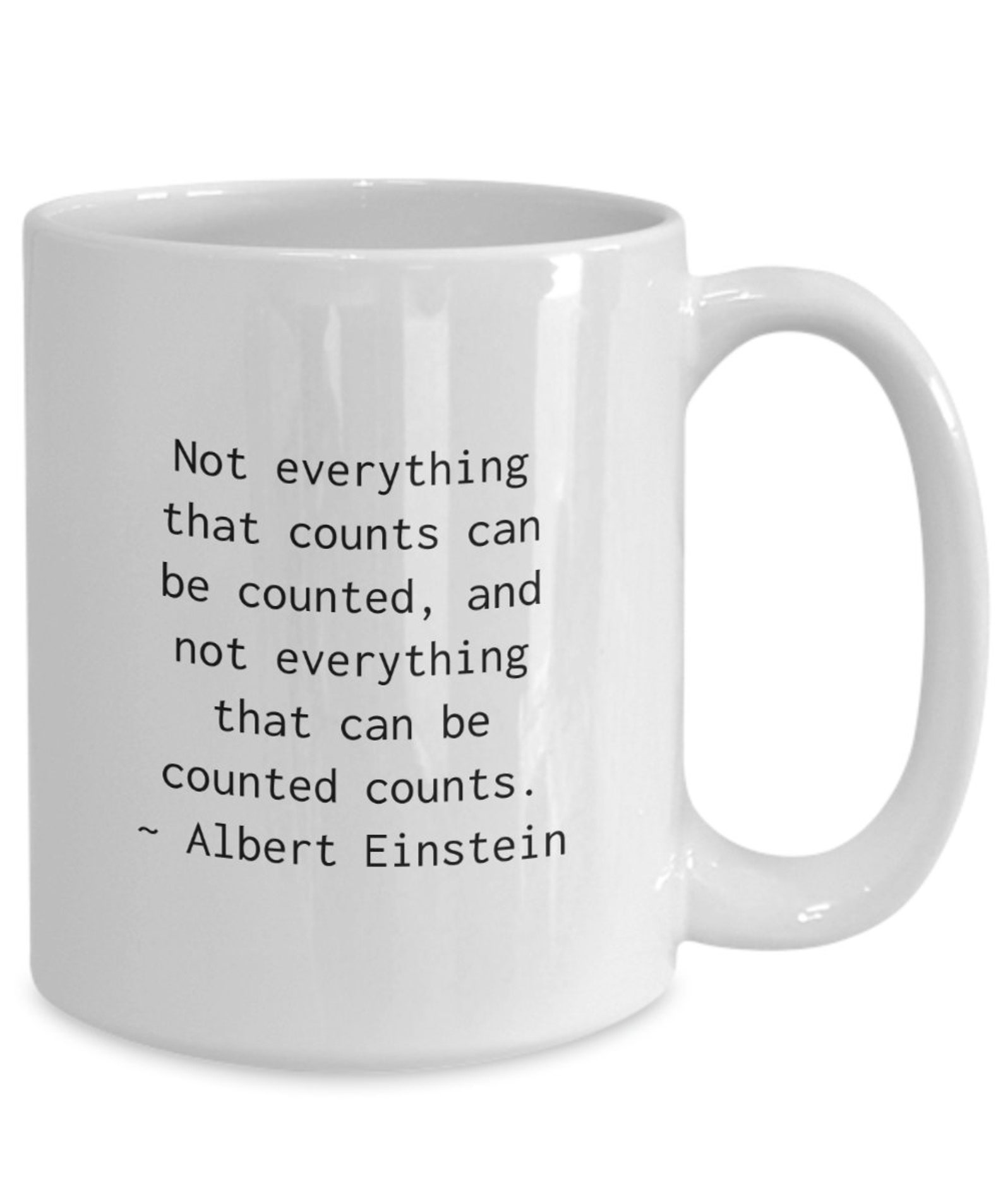 Albert Einstein Quotes Not Everything That Counts Can Be Etsy