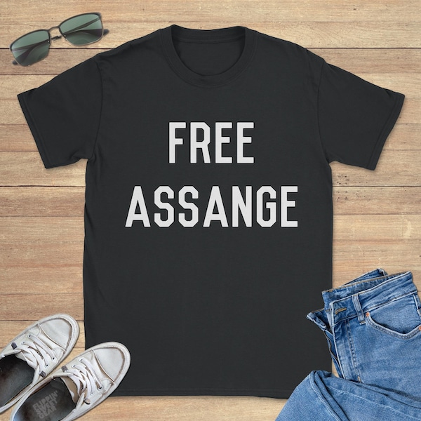 Free Assange Graphic Tee Shirt, Wikileaks Sweatshirt, Cool Hoodie, Sizes S-5XL