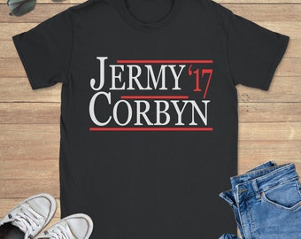 Jeremy Corbyn Labour Leader Graphic Tee Shirt, Funny Sweatshirt, Cool Hoodie, Sizes S-5XL