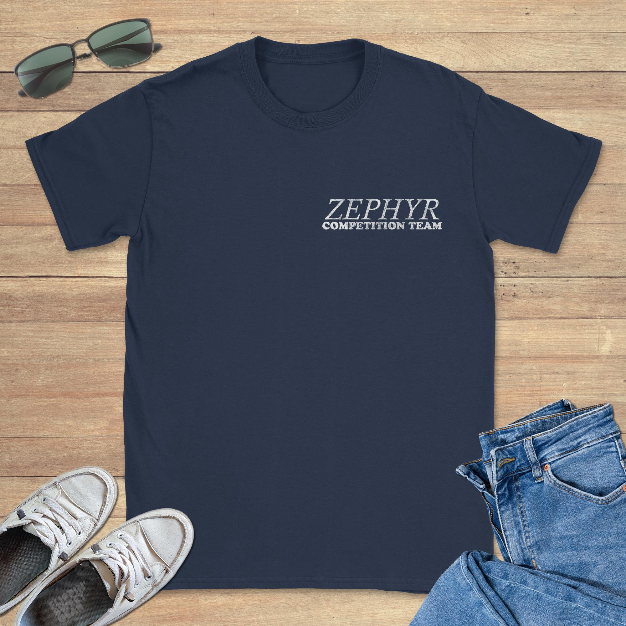 Zephyr Competition Team Graphic Tee Shirt, Funny Sweatshirt, Cool 