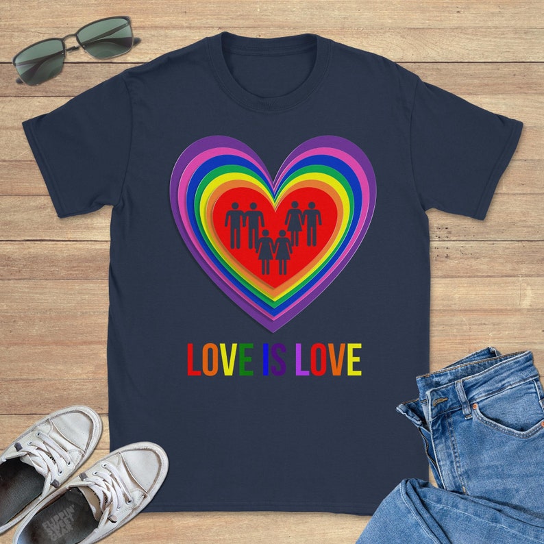 Love is Love LGBTQ Graphic Tee Shirt, Funny Sweatshirt, Cool Hoodie
