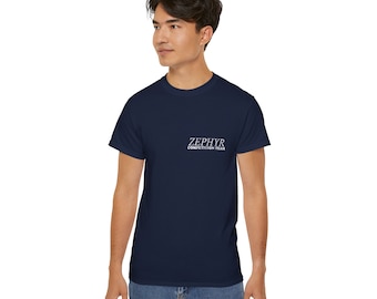 Zephyr Competition Team Vintage Distressed Front & Back Unisex Cotton T-Shirt