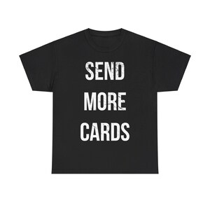 Envoyez plus de cartes Snail Mail T-shirt graphique amusant, tailles S-5XL