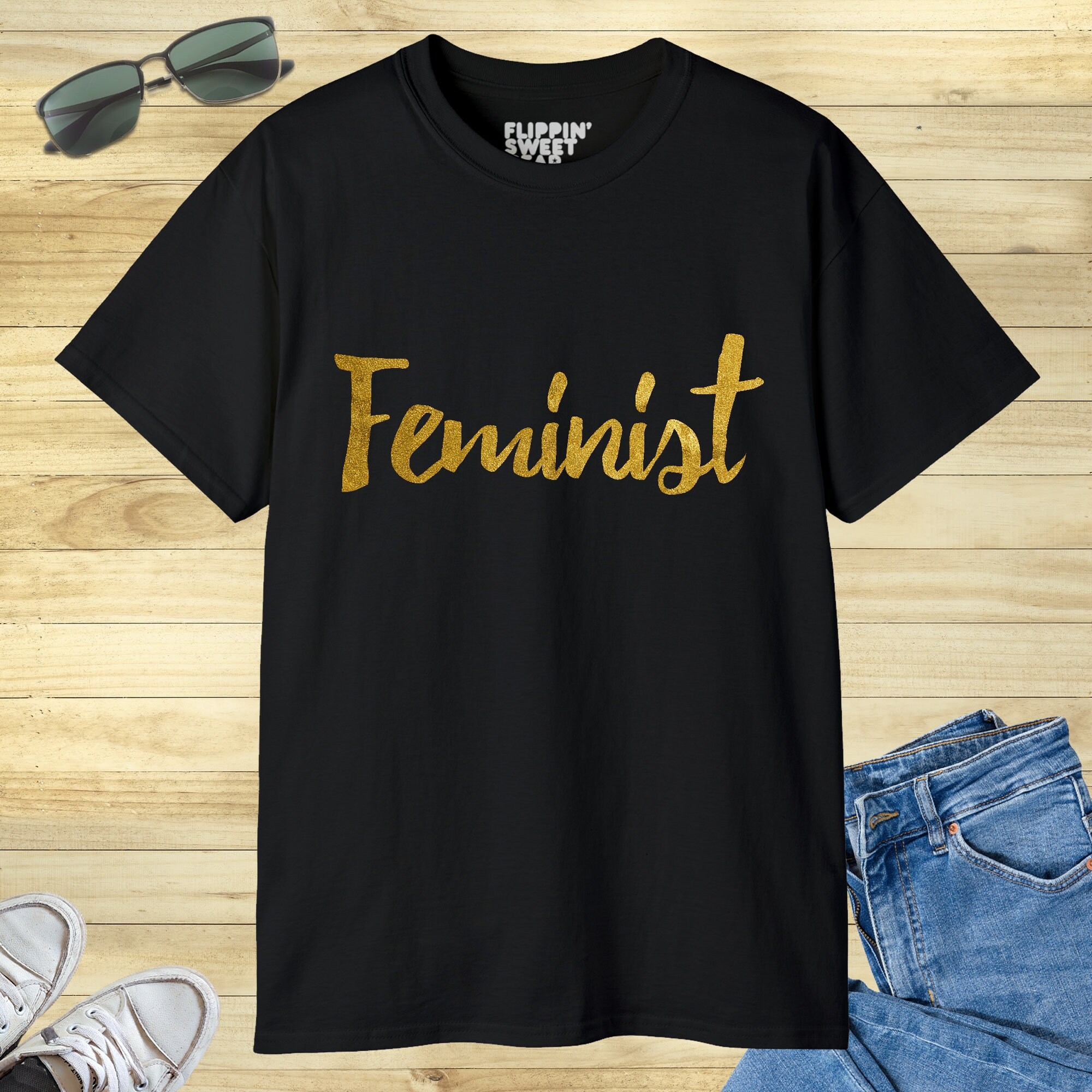 Gold Foil Sweatshirt - Etsy