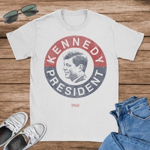 Retro J.F.K John F Kennedy 1960 presidentiële campagne T-shirt, Jfk tanktop, coole hoodie, maten S-5XL