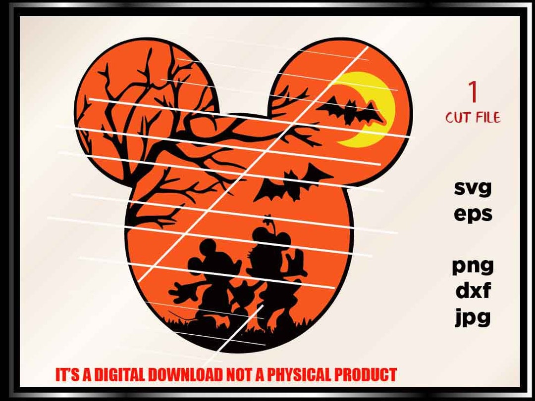 Mouse Halloween Svg Goofy Svg Dxf Png Jpg SVG Shirt - Etsy