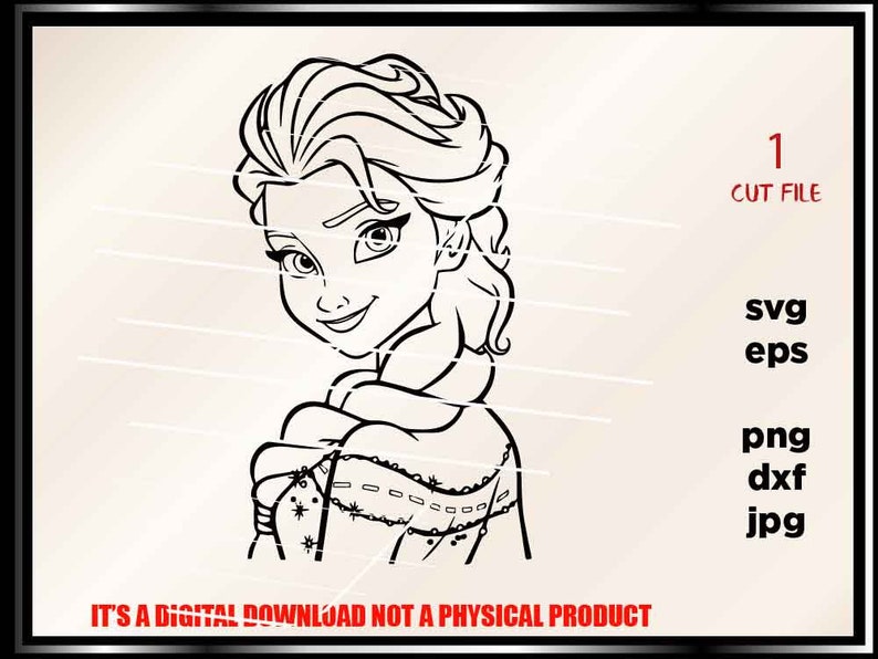 Download Art Collectibles Clip Art Vinyl Decal Svg Jpg Dxf Layered Frozen Cut File Designs Silhouette Cameo Elsa Iron On Shirt Vector Design Png