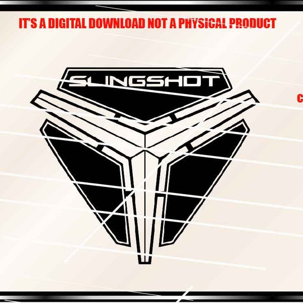 Slingshot  Cut Files SVG & Studio 3 File for Silhouette Brother Cricut Cutouts Decals Design PNG Stencil bumper sticker sling shot