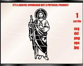 San Judas svg, jpg, Dxf, eps, Png high resolution, Jpg reverse, DIY, cut file, png for sublimation