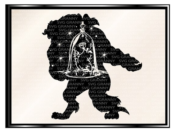 Download Beauty And The Beast Rose Disney Svg Png Layered Cut Etsy