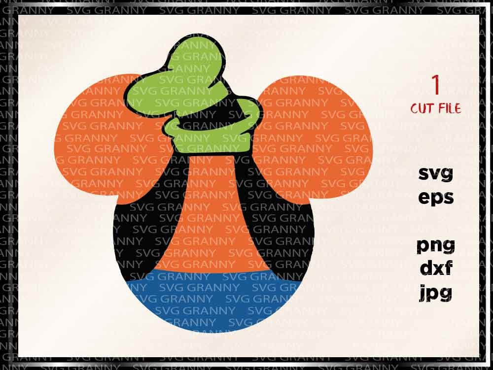 Download Goofy Mickey Svg Disney Dxf Png Layered Cut File Cricut Etsy