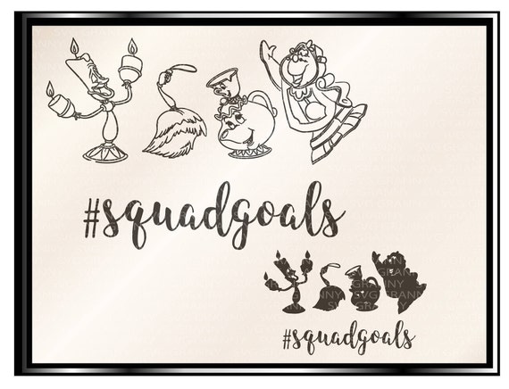 Download Clip Art Art Collectibles Beauty And The Beast Svg Dxf Png Layered Cut File Cricut Designs Silhouette Cameo Vinyl Decal Heat Transfer Iron On Squadgoals