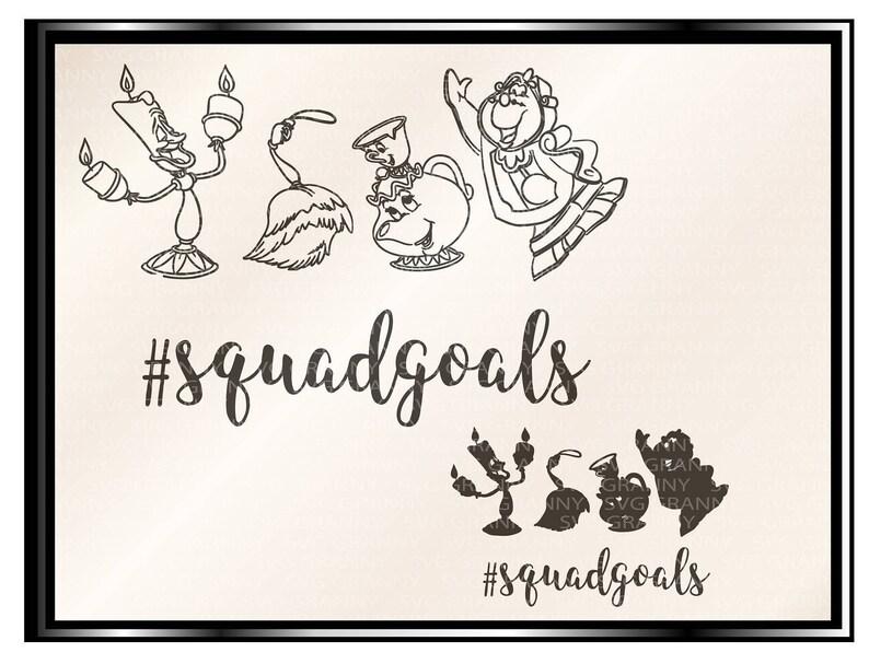 Download Beauty And The Beast Svg Dxf Png Layered Cut File Cricut Designs Silhouette Cameo Vinyl Decal Heat Transfer Iron On Squadgoals Clip Art Art Collectibles Shantived Com
