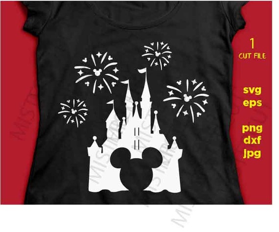 Free Free Disney Castle And Fireworks Svg SVG PNG EPS DXF File