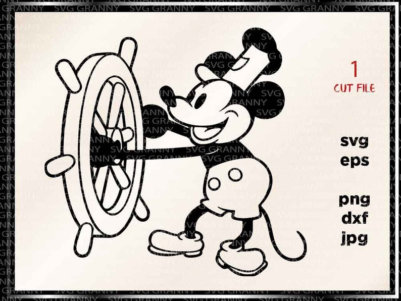 Download Mickey SVG Disney SVG DXF Png Layered Cut File Cricut ...