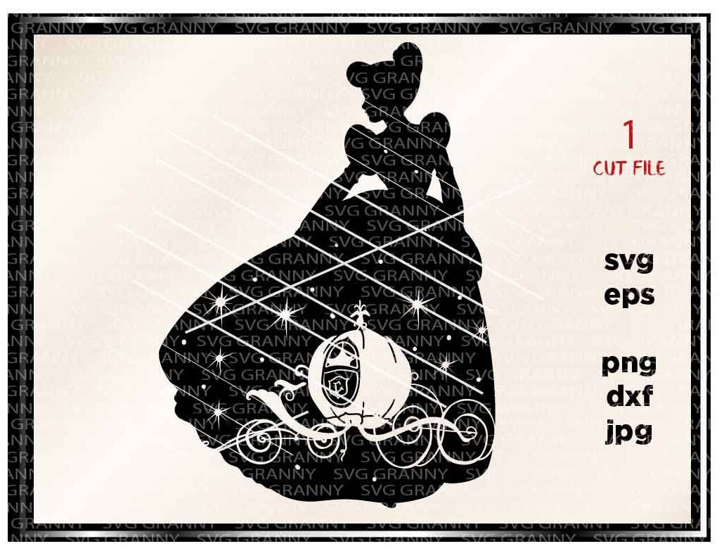 Download Cinderella Golden Carriage Disney Svg Png Layered Cut Etsy