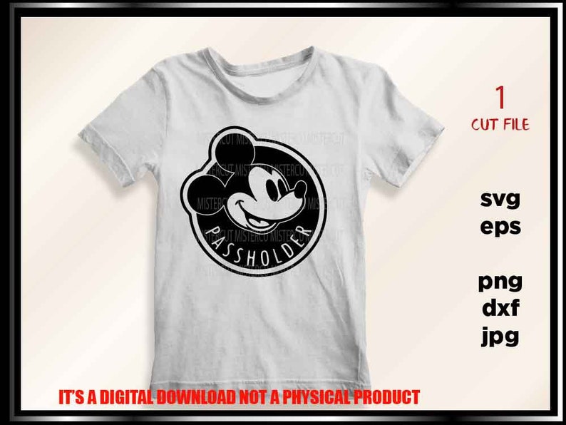 Download Disney Annual Passholder SVG mickey shirt vector design | Etsy