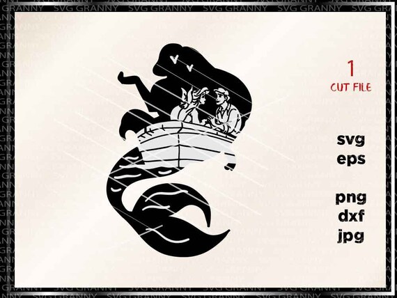 Free Free Mermaid Ariel Svg SVG PNG EPS DXF File