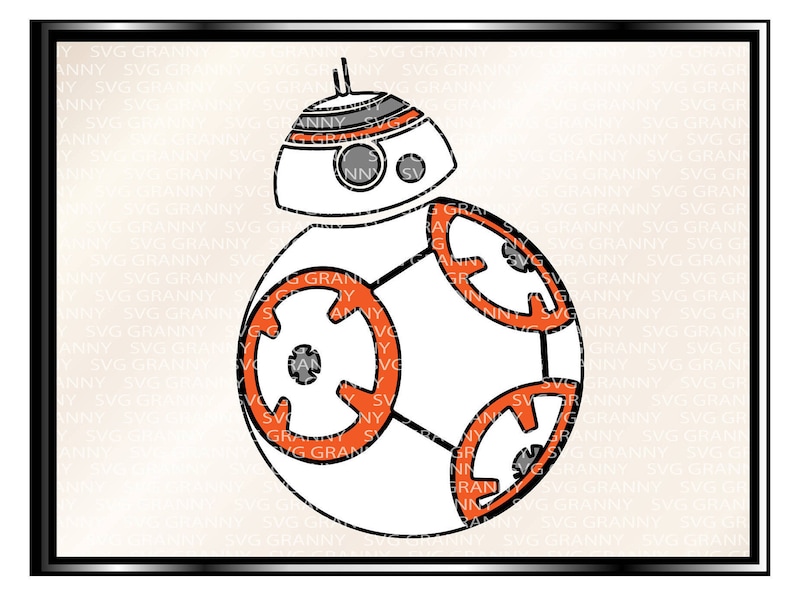 Download Star Wars bb8 SVG DXF Png Vector Cut File Cricut Design | Etsy
