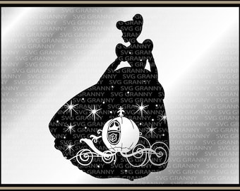 Cinderella golden carriage, disney, svg, Png , Layered, Cut File Cricut Designs Silhouette Cameo, Vinyl Decal, Iron on