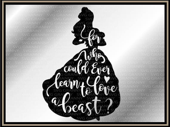 Belle Beauty And The Beast Rose Disney Svg Png Layered Etsy