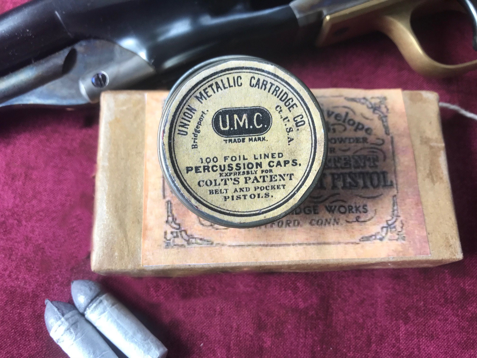 UMC Percussion Cap Tin / Empty Etsy