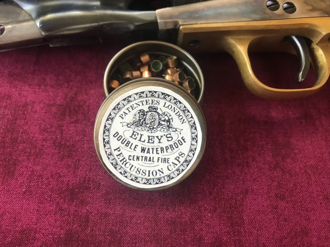 Eley Bros Percussion Cap Tin empty Double Waterproof Label Etsy
