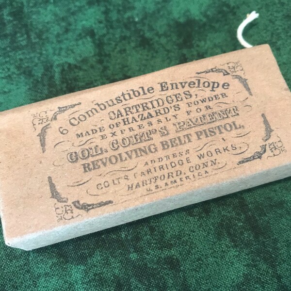 Civil War Reproduction Cartridge Box Etsy