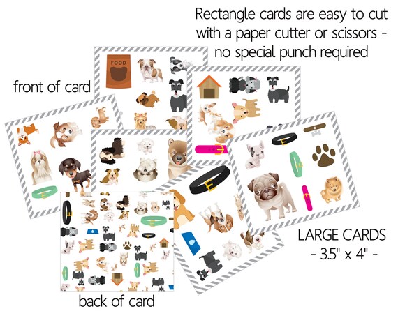 Dog Matching Game Printable Dog Lover Gift Instant Download | Etsy