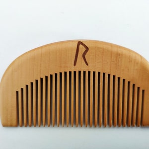 Customize Logo Combs-Handmade Fine Tooth Wood Comb Beard Comb Pocket Size Comb Hair Brush image 5