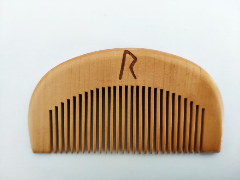 Customize Logo Combs-Handmade Fine Tooth Wood Comb Beard Comb Pocket Size Comb Hair Brush image 5