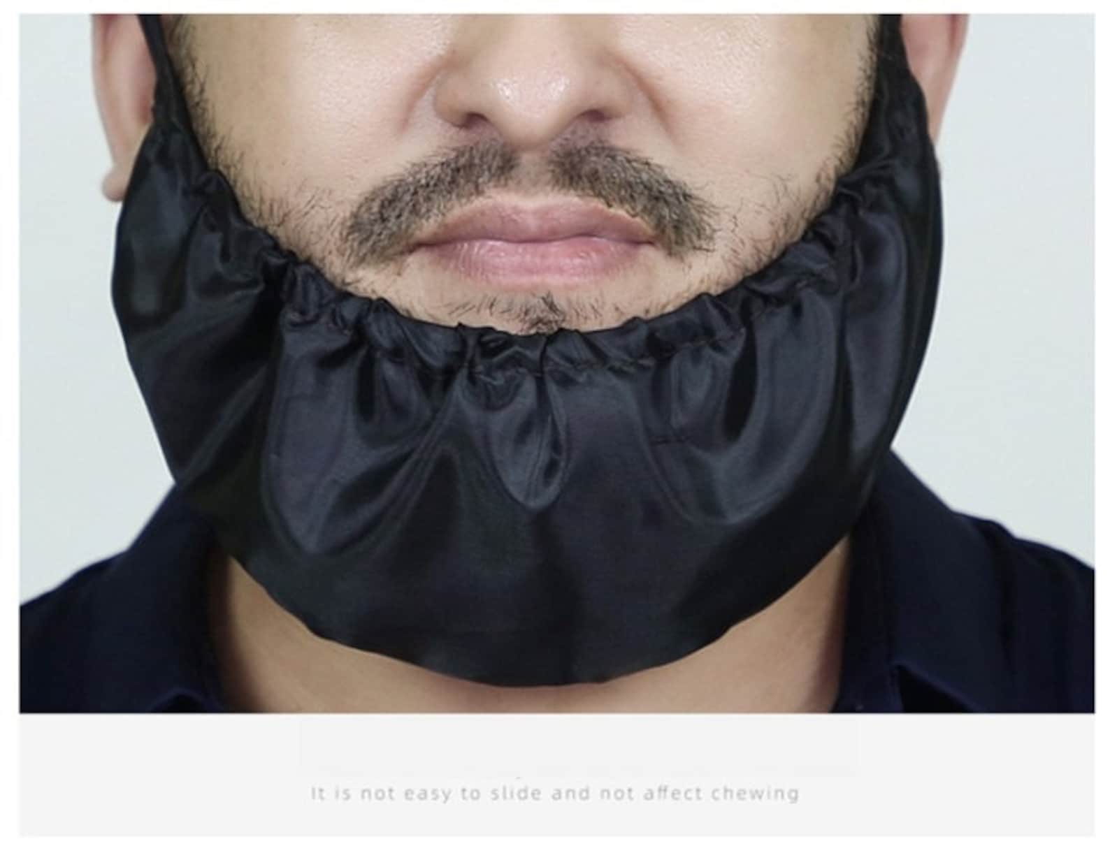 Nylon Beard Cover Black Color For Men Beard Care Keep Beard Etsy